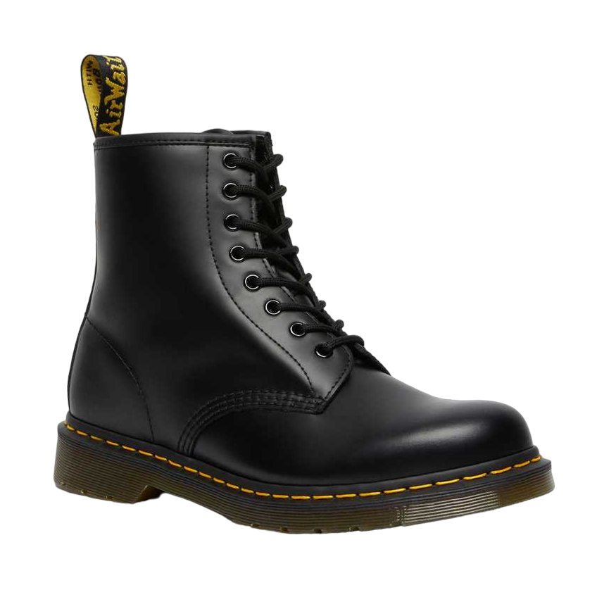 Dr. Martens 1460 Smooth 11822006 Unisex Nero - Anfibio 8 Fori