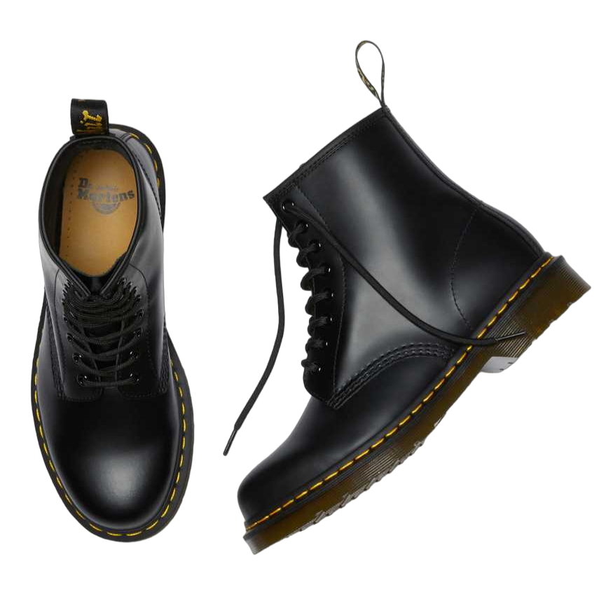 Dr. Martens 1460 Smooth 11822006 Unisex Nero - Anfibio 8 Fori