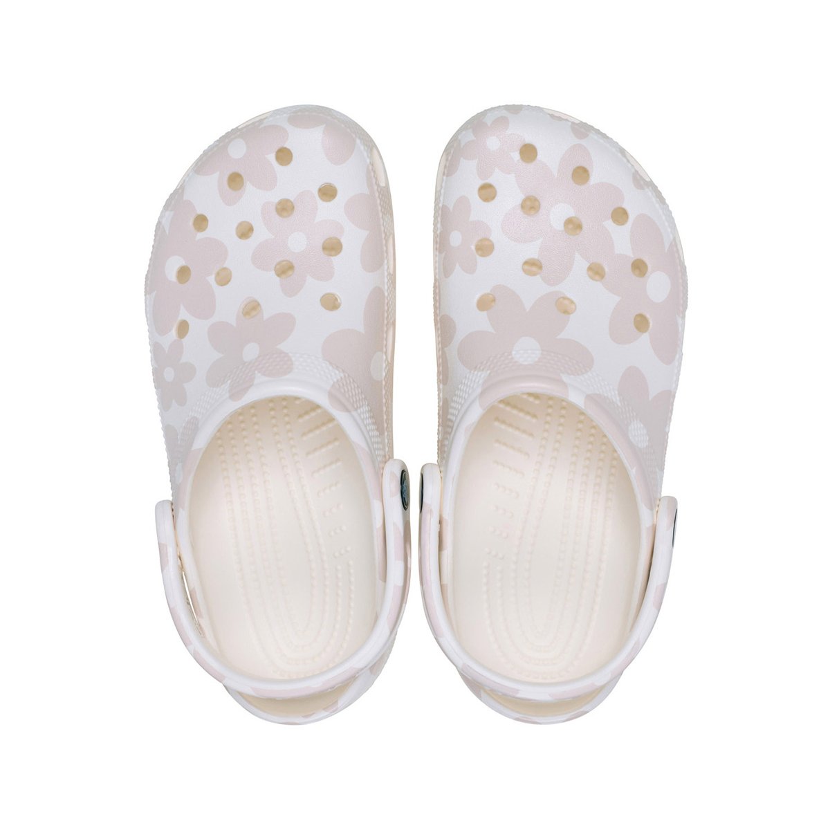 Croca sandalo da donna Classic Pop Petals Clog 214090-0PZ  gesso