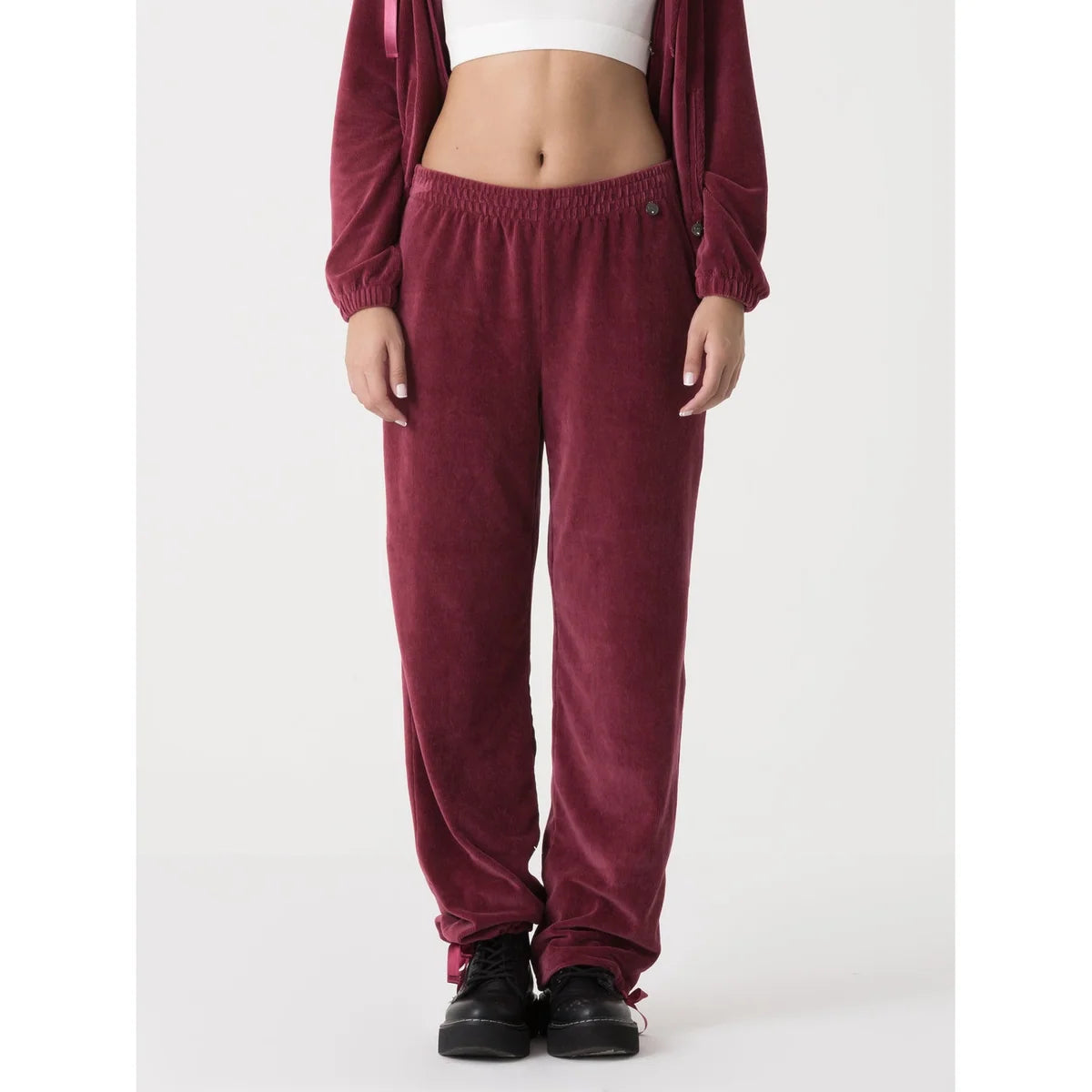 Dimensione Danza Ciniglia 41D238E86 R900 Donna Rosso - Pantaloni