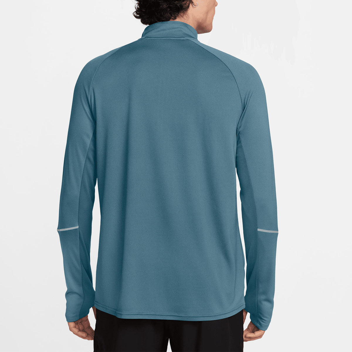 Nike maglia running da uomo 1/2 Zip  Miler Men's Dri-FIT UV IF2084-008 smokey blue