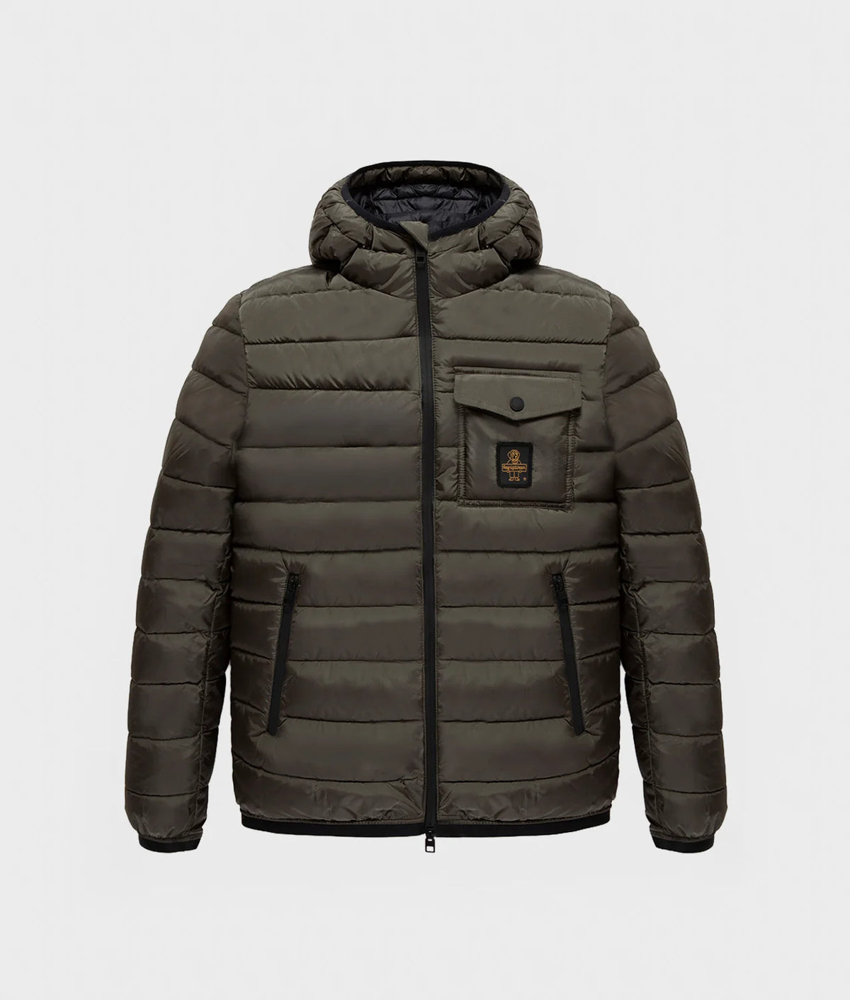 RefrigiWear Josh G23308 E04010 Uomo Verde Sea Turtle - Piumino