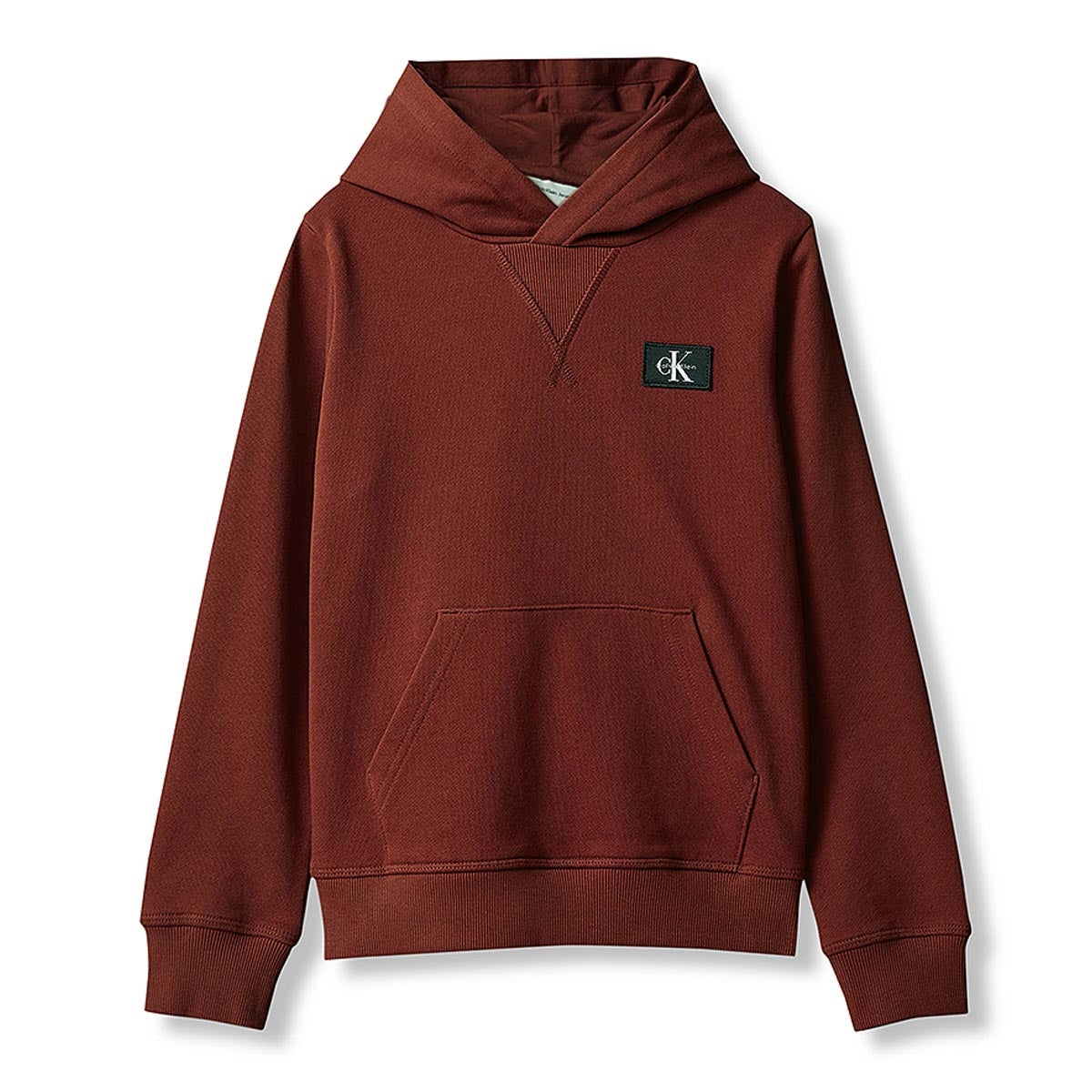Calvin Klein Felpa junior con cappuccio e Logo Firma LVCKTJB39B GCQ mattone
