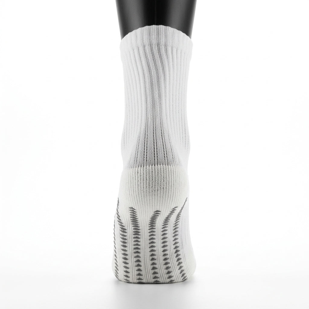 TRS calza da calcio con grip G234TRS bianca