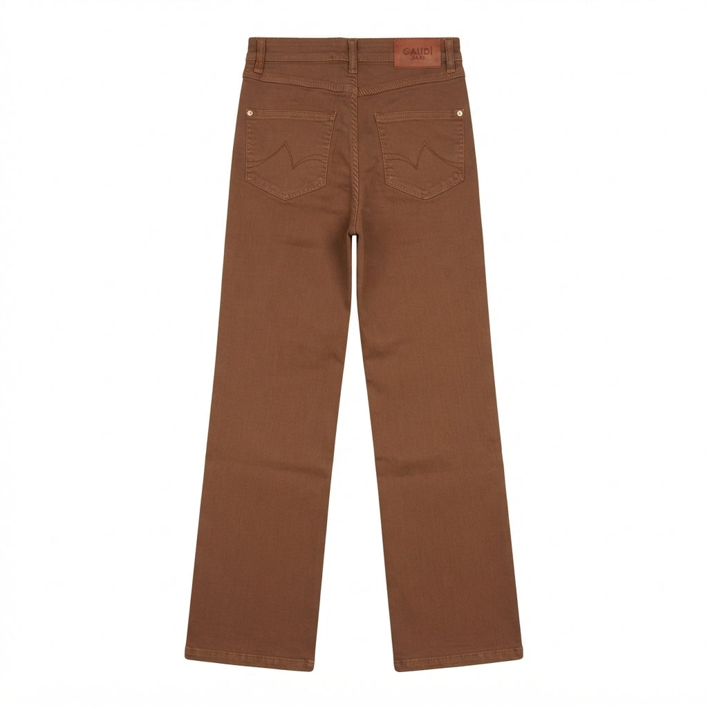 Gaudì Pantalone da donna straight in twill 621BD25005-4313 cammello