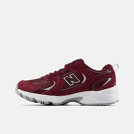 New Balance scarpe sneakers da bimbo con laccio elastico P530MQ vino