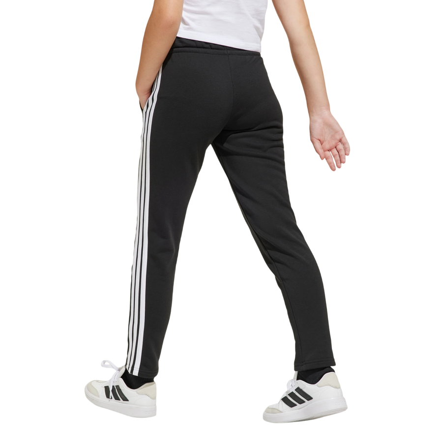 Pantalone sportivo Adidas Junior Essentials JJ3449 nero per bambina, abbigliamento sportivo di qualità - posteriore