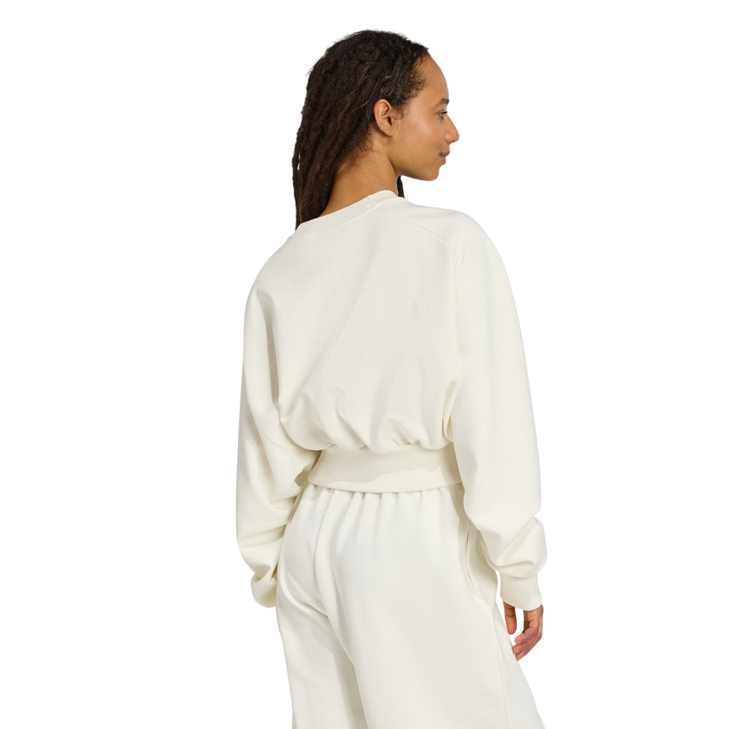 Adidas felpa da donna Soft Lux Loose JV9893 bianco retro