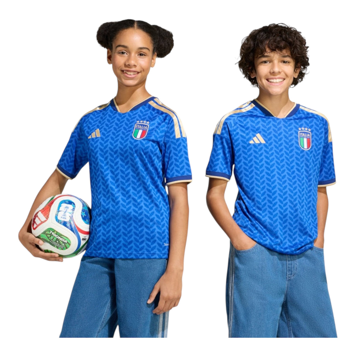 Adidas maglia Italia 26 Home azzurra