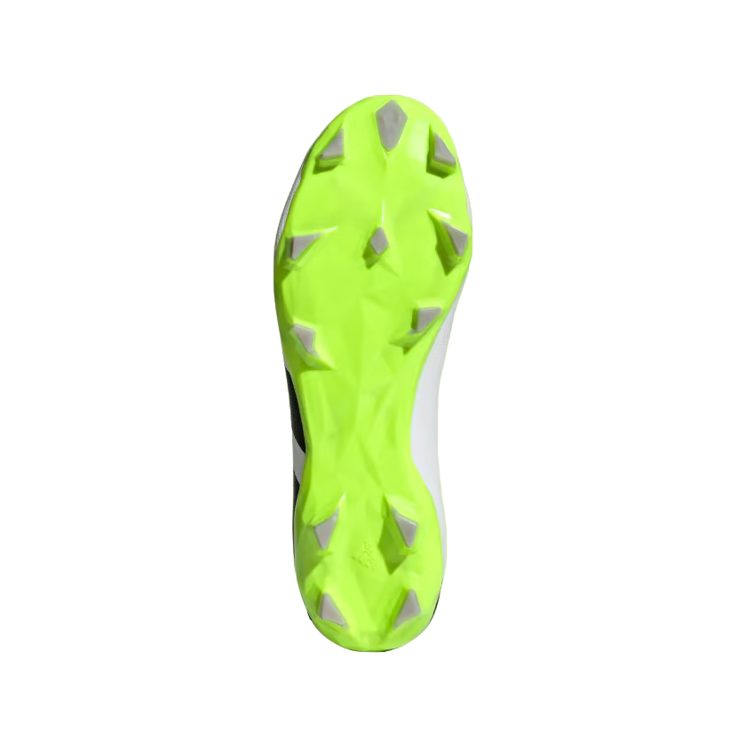 Adidas scarpa da calcio da uomo Predator Accuracy.3 FG GZ0024 bianco-nero suola