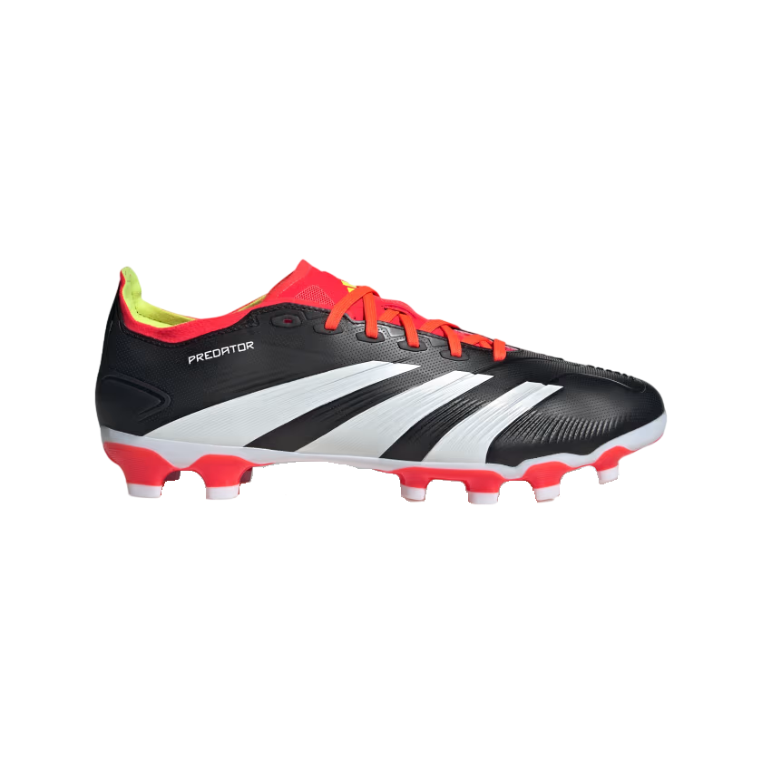 Adidas scarpa da calcio da uomo Predator League MG IG7725 nero-bianco-rosso