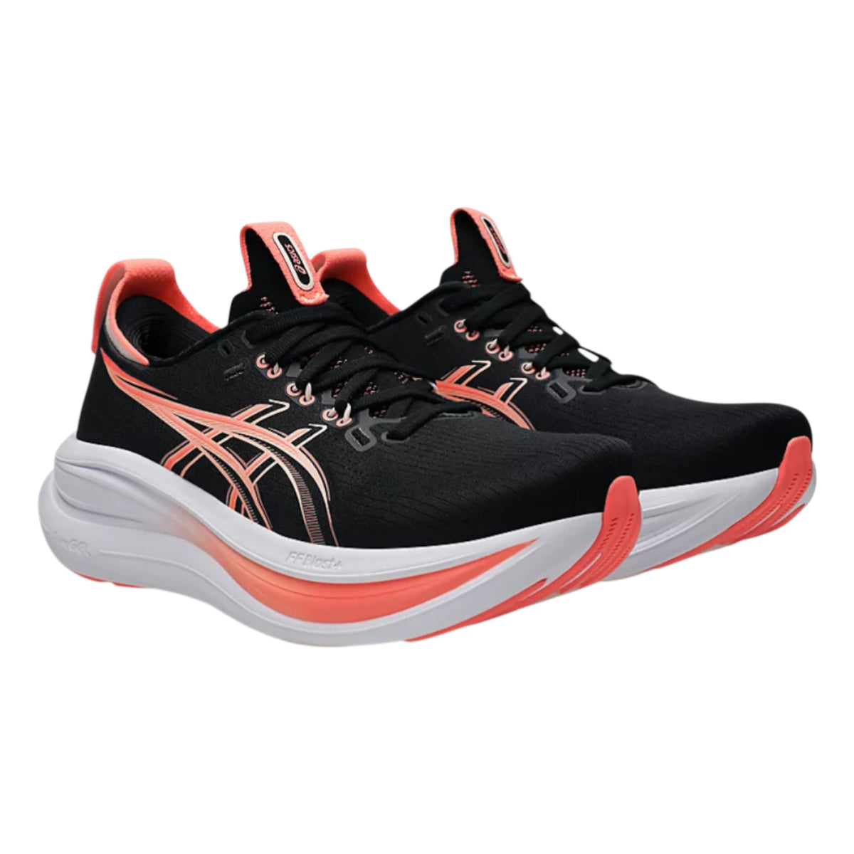 Asics scarpa da corsa da donna Gel-Nimbus 28 1012B899-003 Black-Pearl Pink
