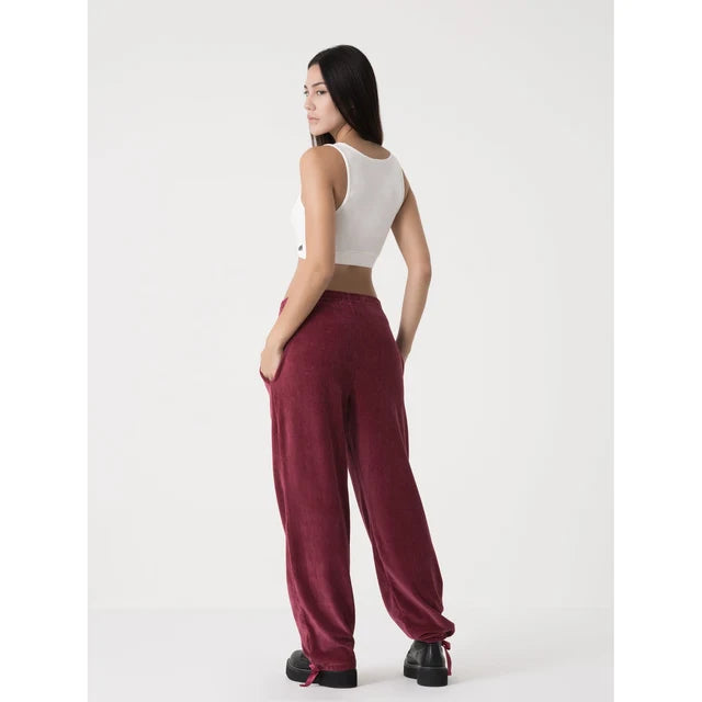 Dimensione Danza Ciniglia 41D238E86 R900 Donna Rosso - Pantaloni