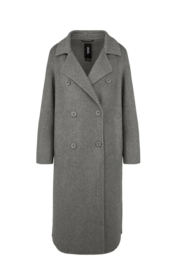 Bomboogie Cappotto da donna in lana e nylon Copenaghen CW9147TWLA6 529 grigio