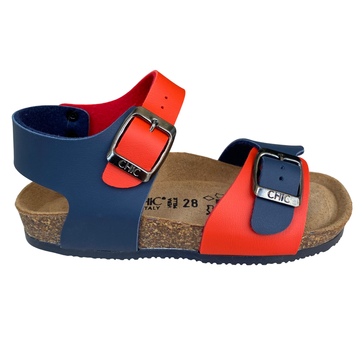 Biochic Sandalo Bambino BC55153BR bipel rosso