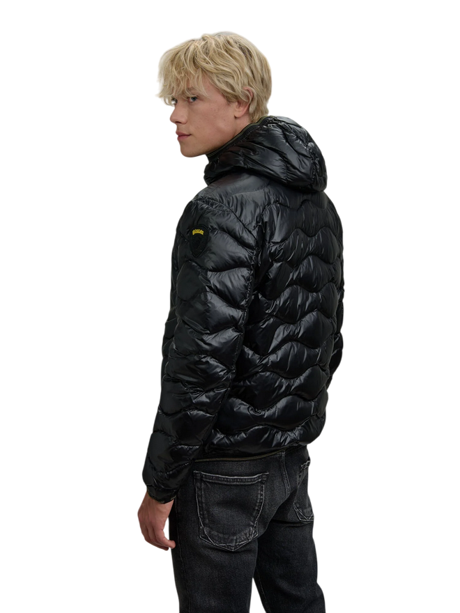 Blauer Giubbotto Uomo Wave 25WBLUC03074-006355 Nero - retro
