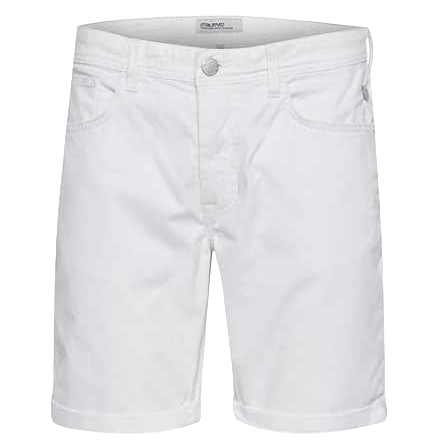 Blend pantaloncino Twister in denim da uomo 20714103 200287 bianco