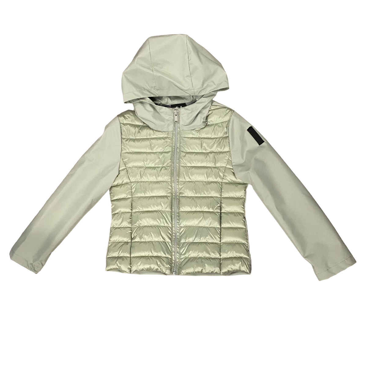 Bomboogie giubbino 100 grammi con cappuccio a ragazzo JG8430TDLH4 345 salvia