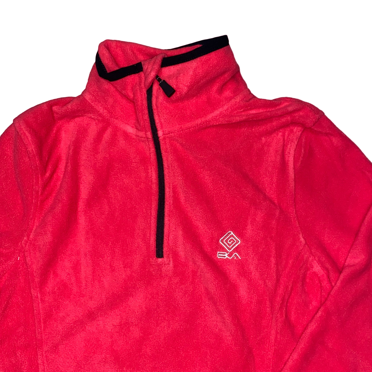 Brekka maglia mezza zip in micropolar fleece 23KW2002S201 corallo