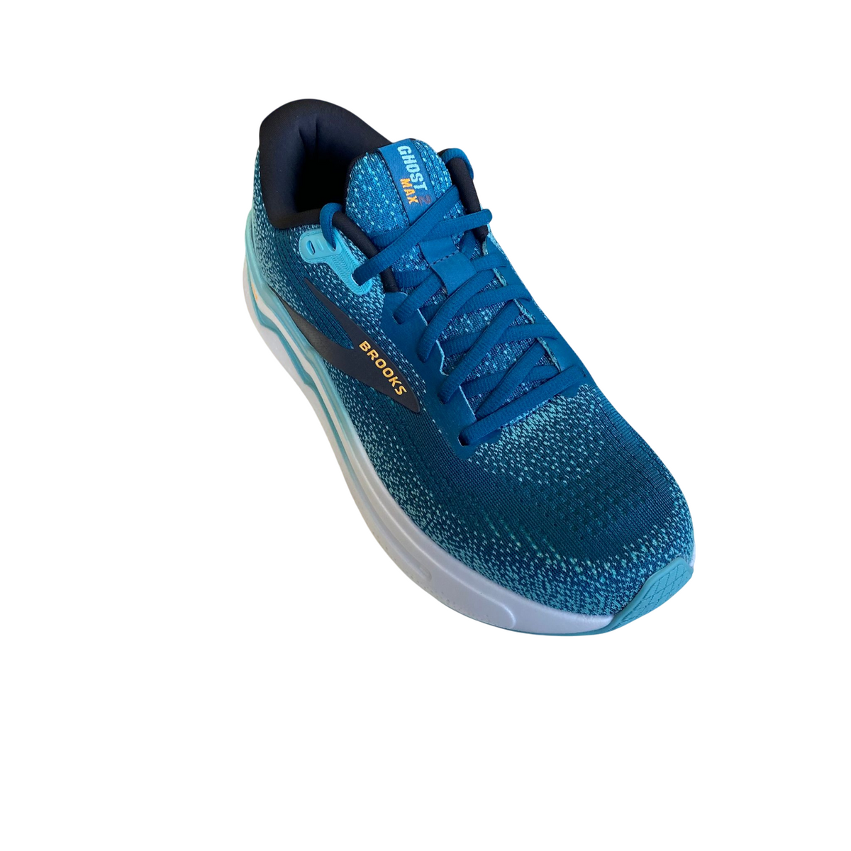 Brooks scarpa da corsa da uomo Ghost Max 2 1104311D 431 blu marocchino-acqua-arancione