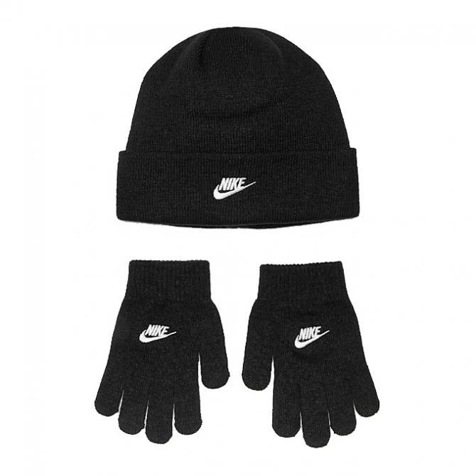 Nike Completo Futura junior berretto e guanto A2961-023 nero