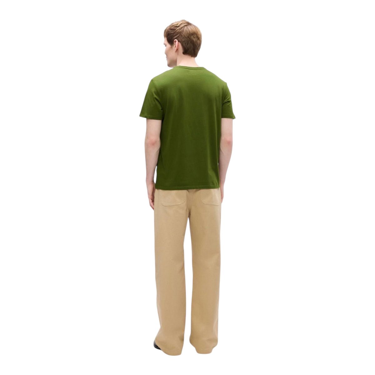 Calvin Klein - T-shirt basic -LV04RC272 2E6-Verde dietro