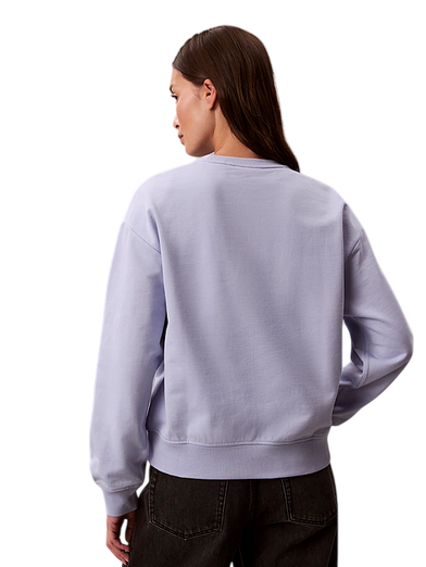 Calvin Klein Felpa Girocollo Donna LV047B234GTKF Casual Blue retro