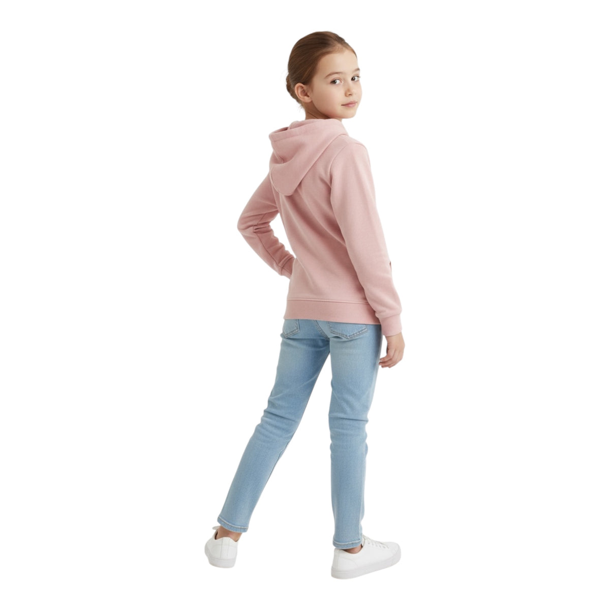 Champion Felpa Cappuccio 307358 PS119 Lilac dietro