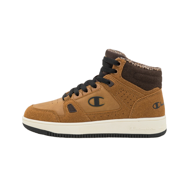 Champion Rebound Mid Winterized - Sneakers Alta Ragazzo Giallo/Nero