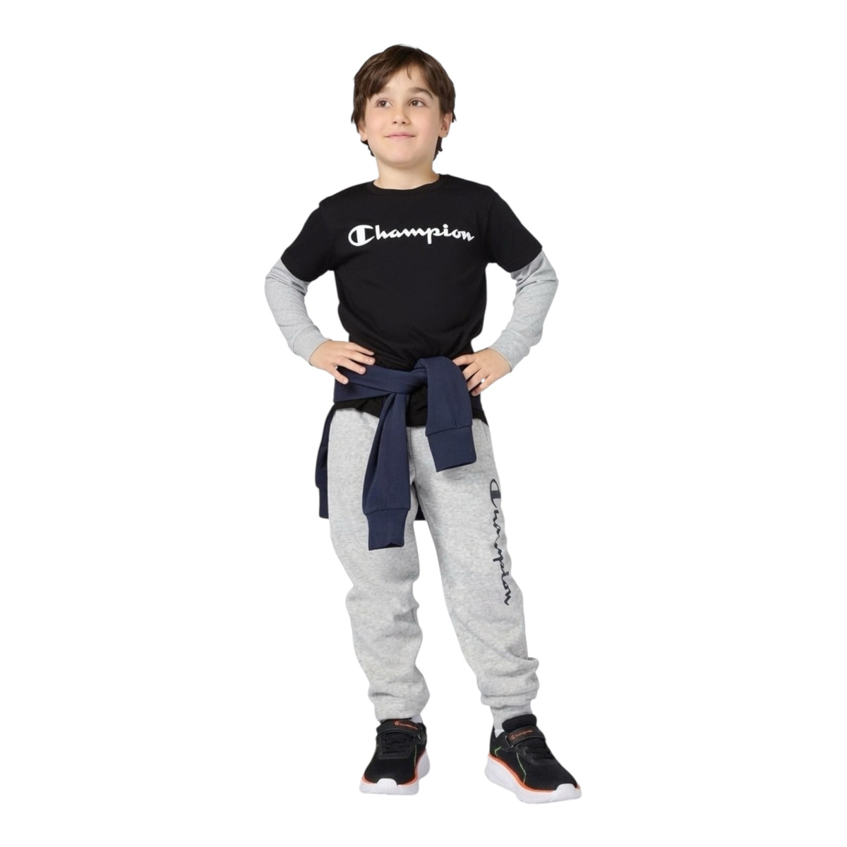 Champion T-Shirt Manica Lunga KK001 Nero 307324