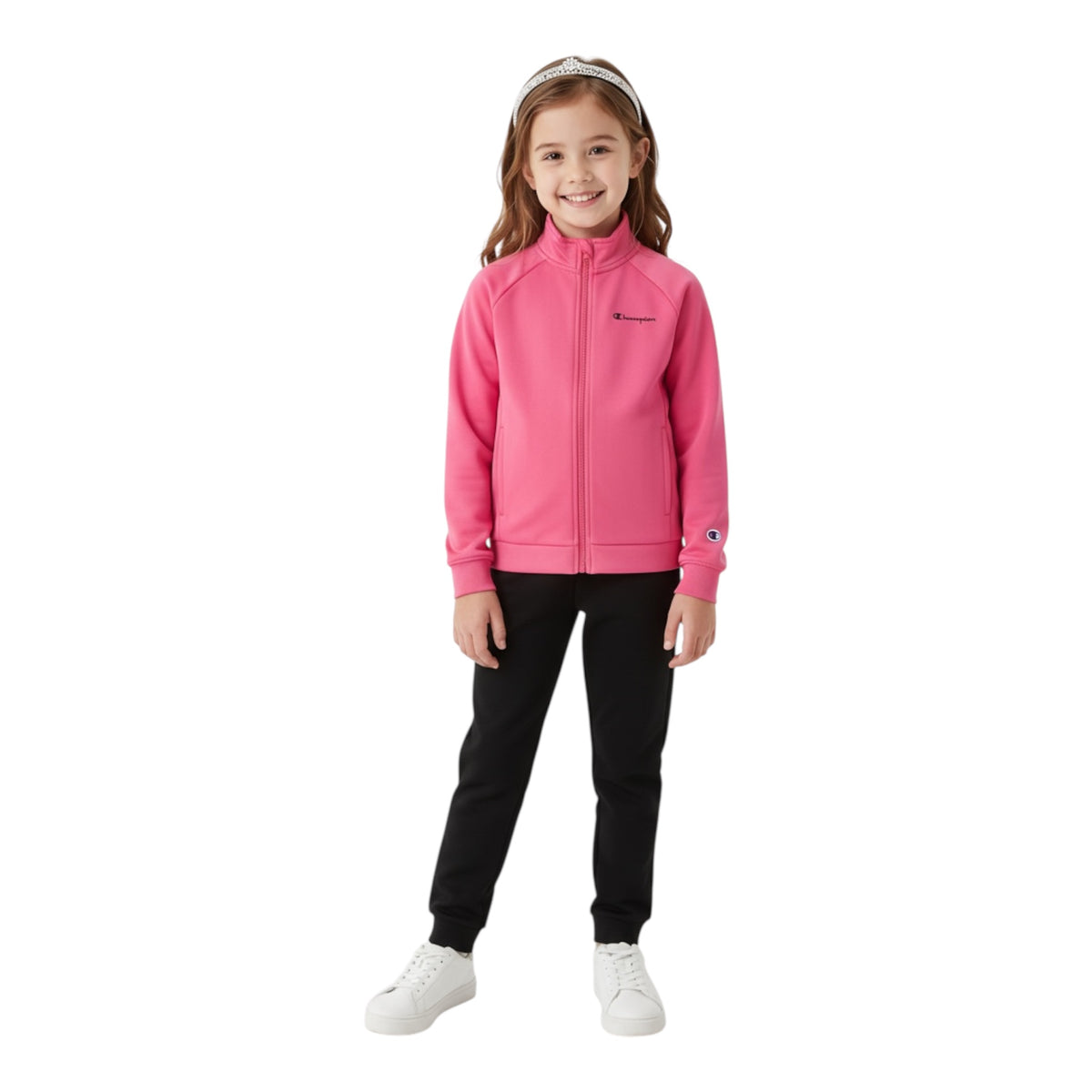 Champion Tuta Sweatsuit PS038 Junior Rosa