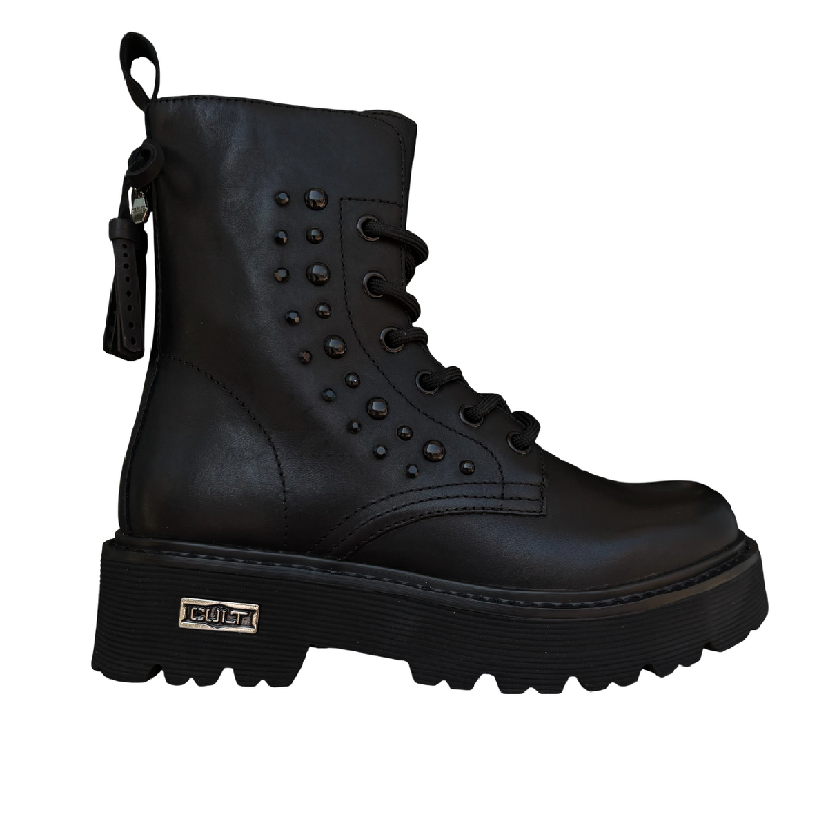 Cult Stivale Donna Anfibio Slash 4349 Mid Nero CLW434901 - Vista Laterale Esterno