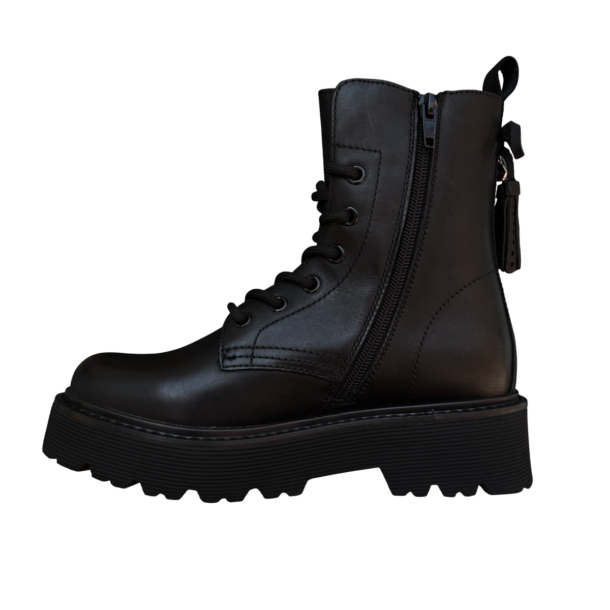 Cult Stivale Donna Anfibio Slash 4349 Mid Nero CLW434901 - Vista Laterale Inerno