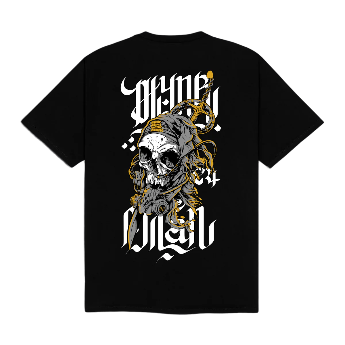 Dolly Noire maglietta manica corta da uomo Desert Skull nero