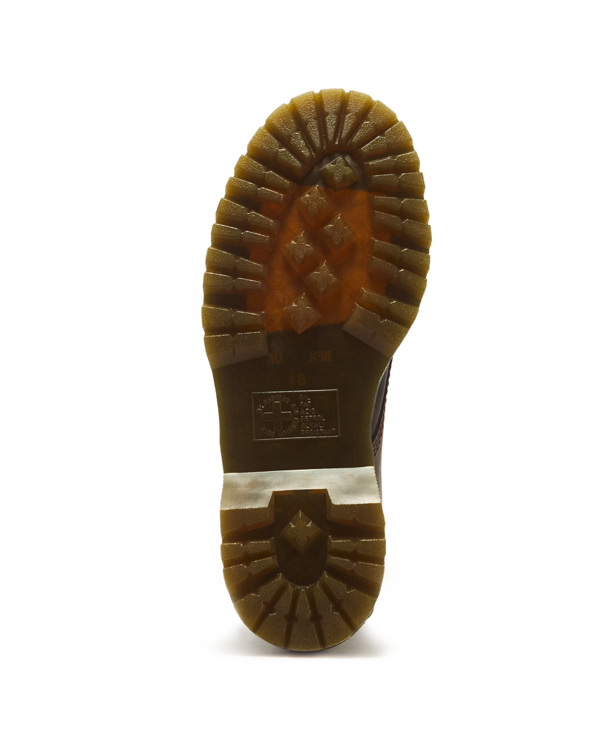 Dr. Martens Sinclair 40910200 Donna Marrone - Stivale Platform Pelle Crazy Horse Zip