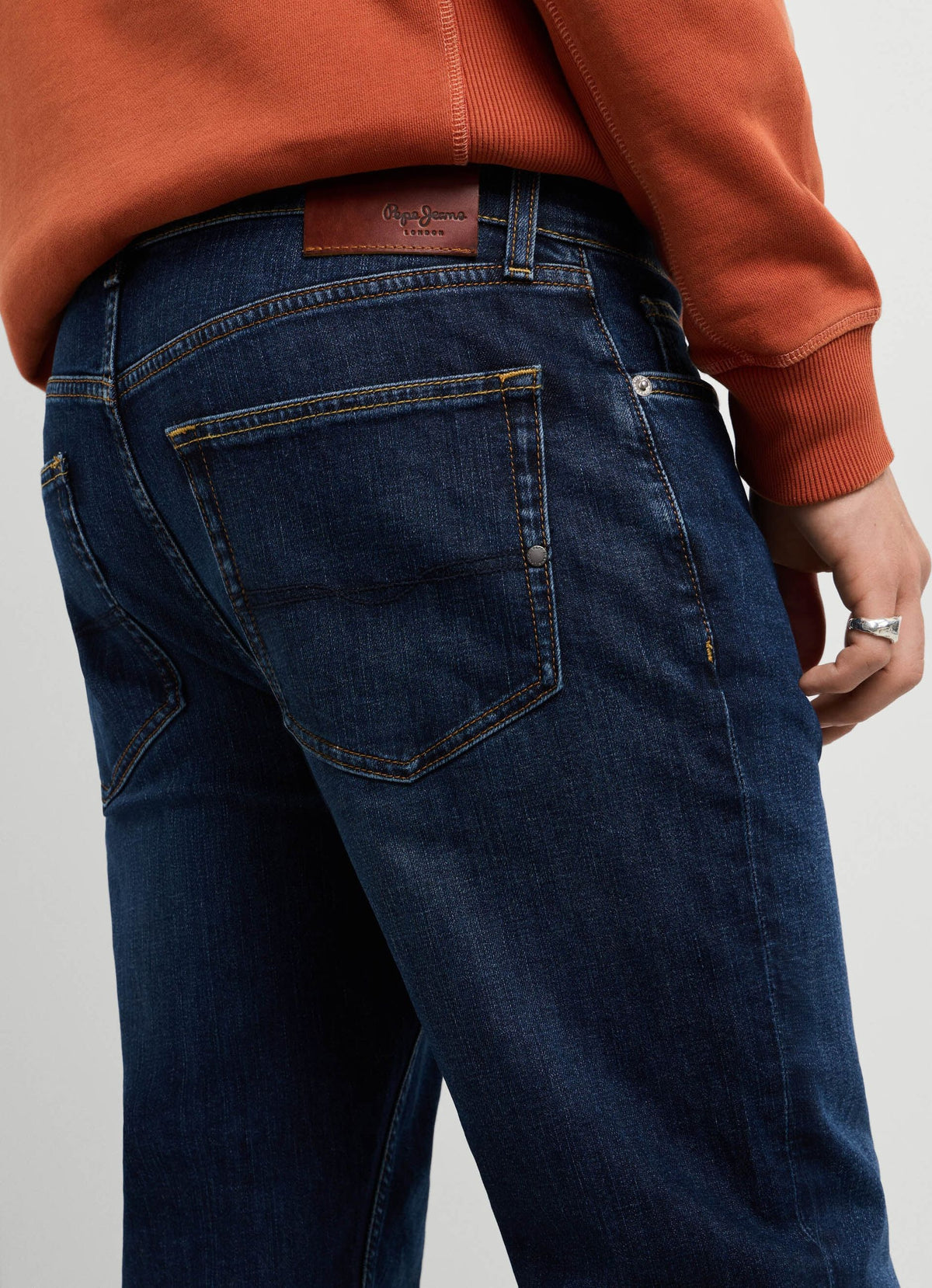 Pepe Jeans da uomo slim fit a vita regolare hatch PM2084994 5NB2 blu