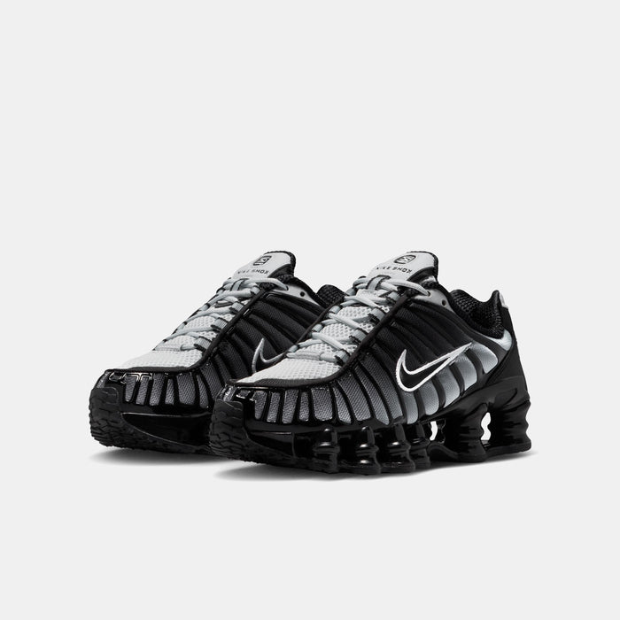 Nike scarpa sneakers junior Shox TL IO4645-005 nero-bianco