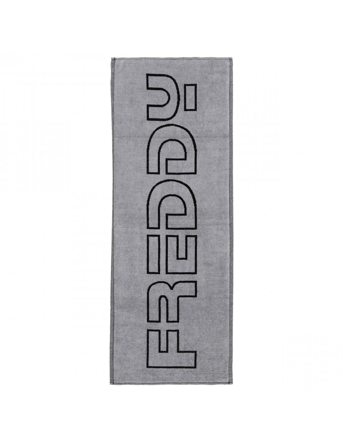 Freddy Asciugamano da palestra misura media 37x100cm ASCP300 NH nero-grigio