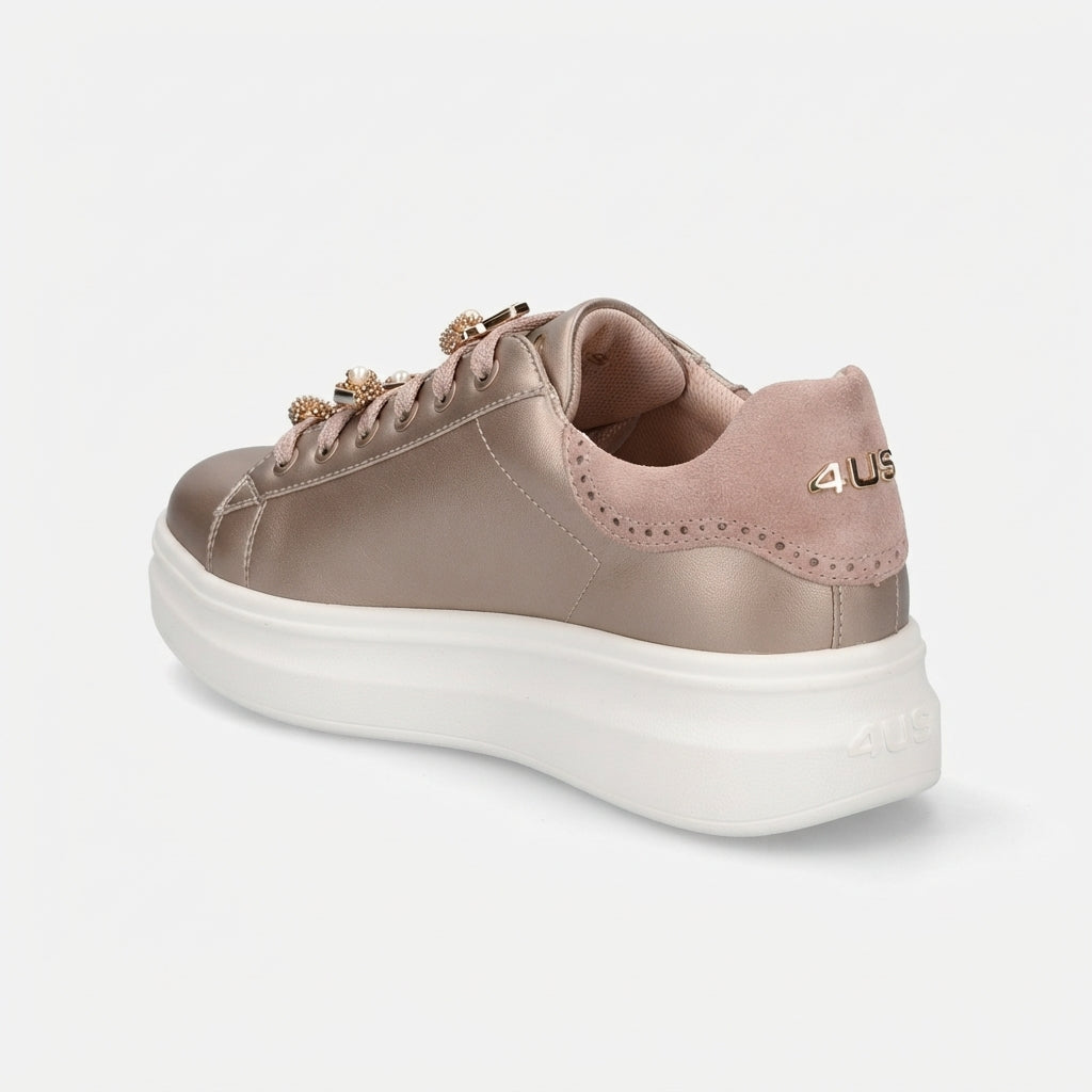 4US Paciotti scarpa sneakers da donna 4BX251 oro
