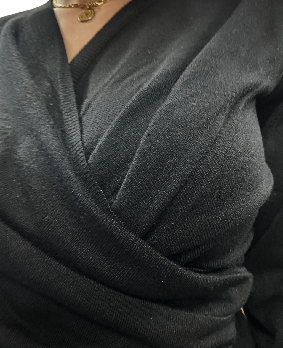 GRIFFAI Maglia Donna DGF5567 Nero - dettaglio 