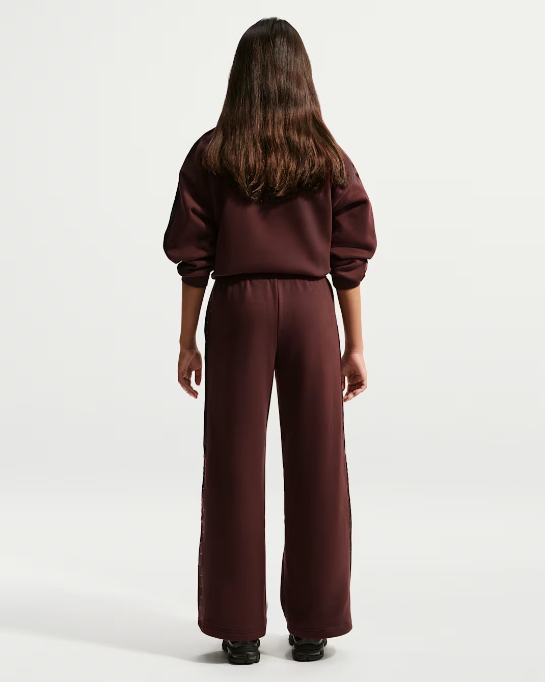 Nike pantalone sportivo da ragazza Studio Fleece IM4983-658 bordeaux