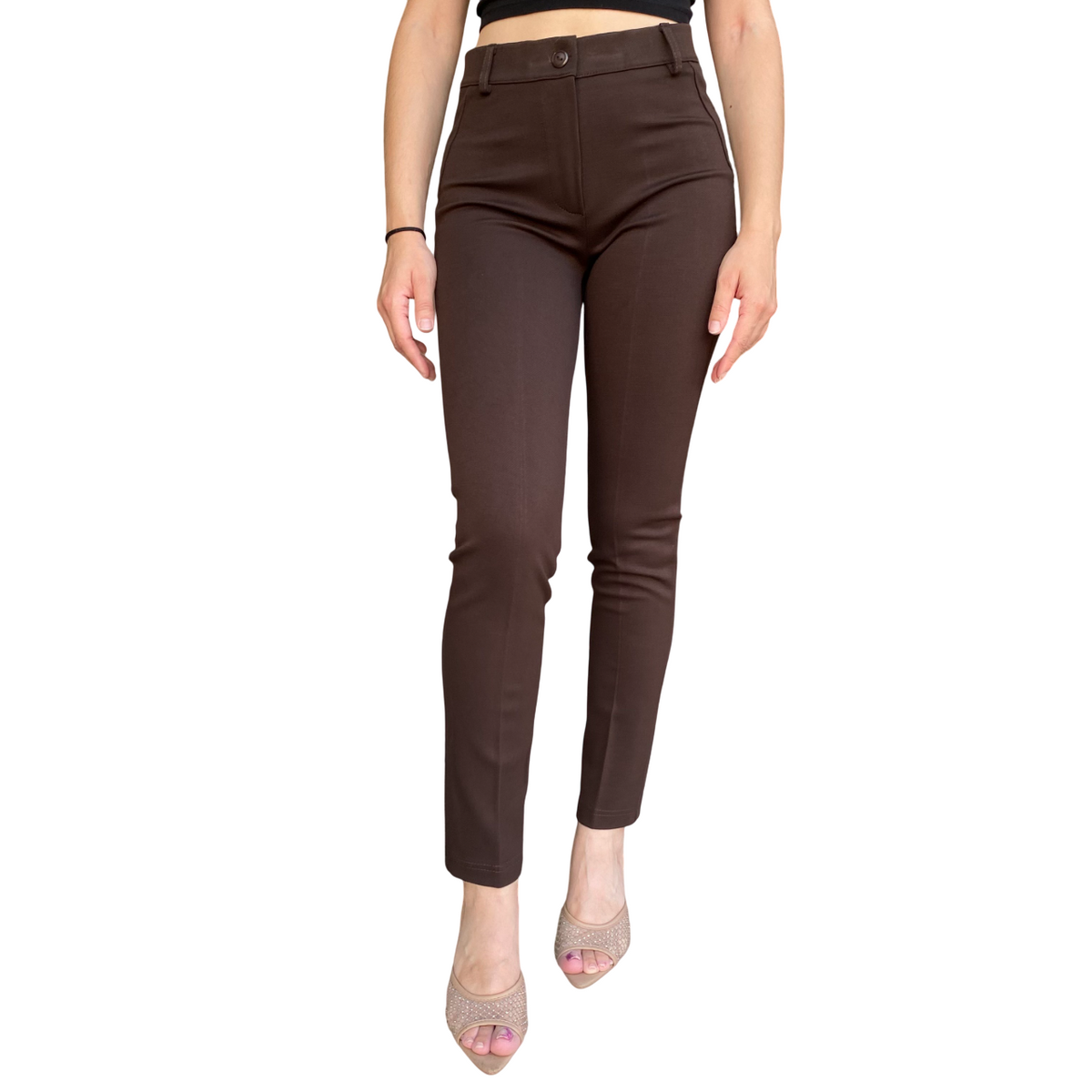 Griffai D5968: Pantalone Push-Up Donna Marte Nero
