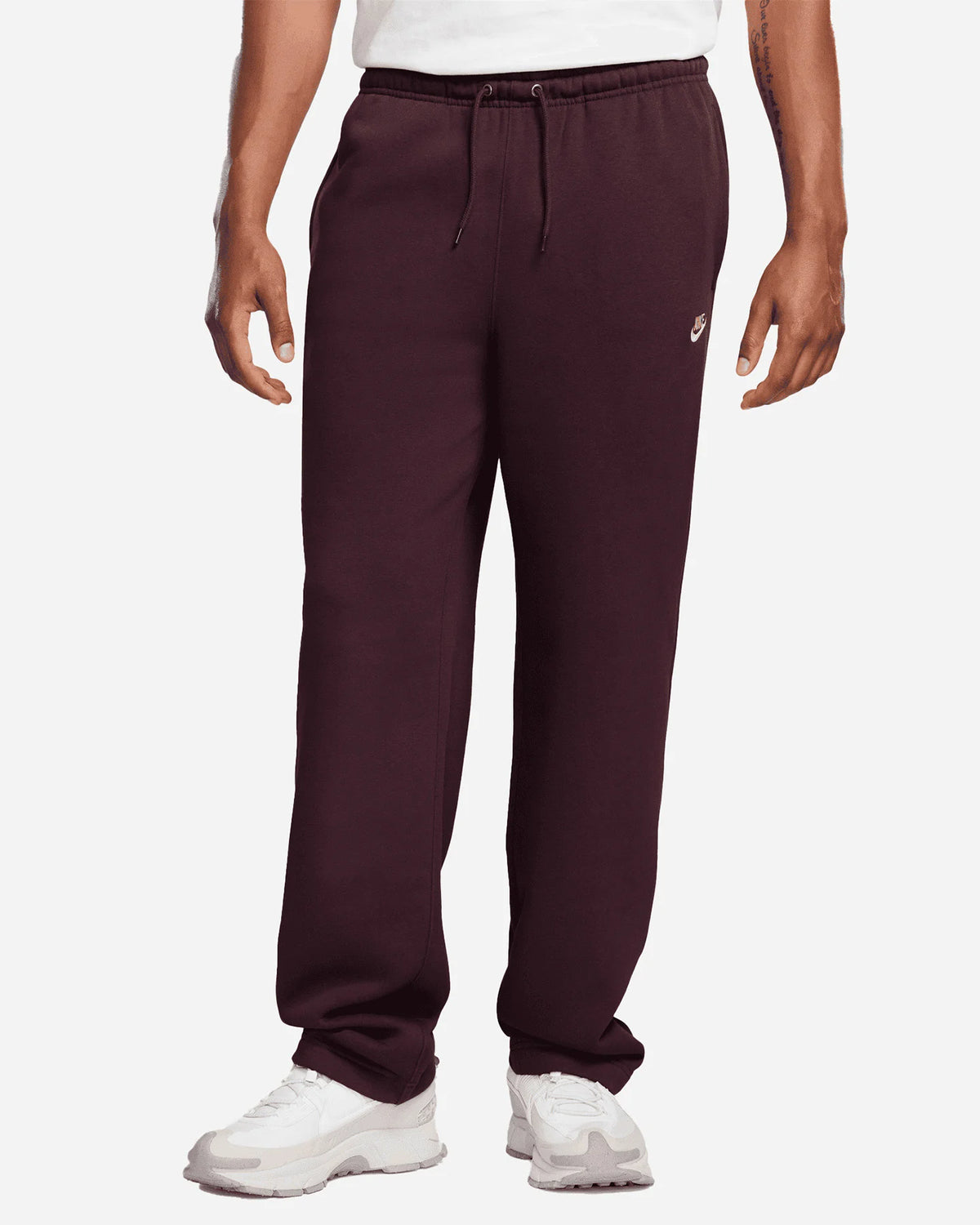 Nike pantalone sportivo da uomo Club Open-Hem
Fleece FN3730-652 bordeaux