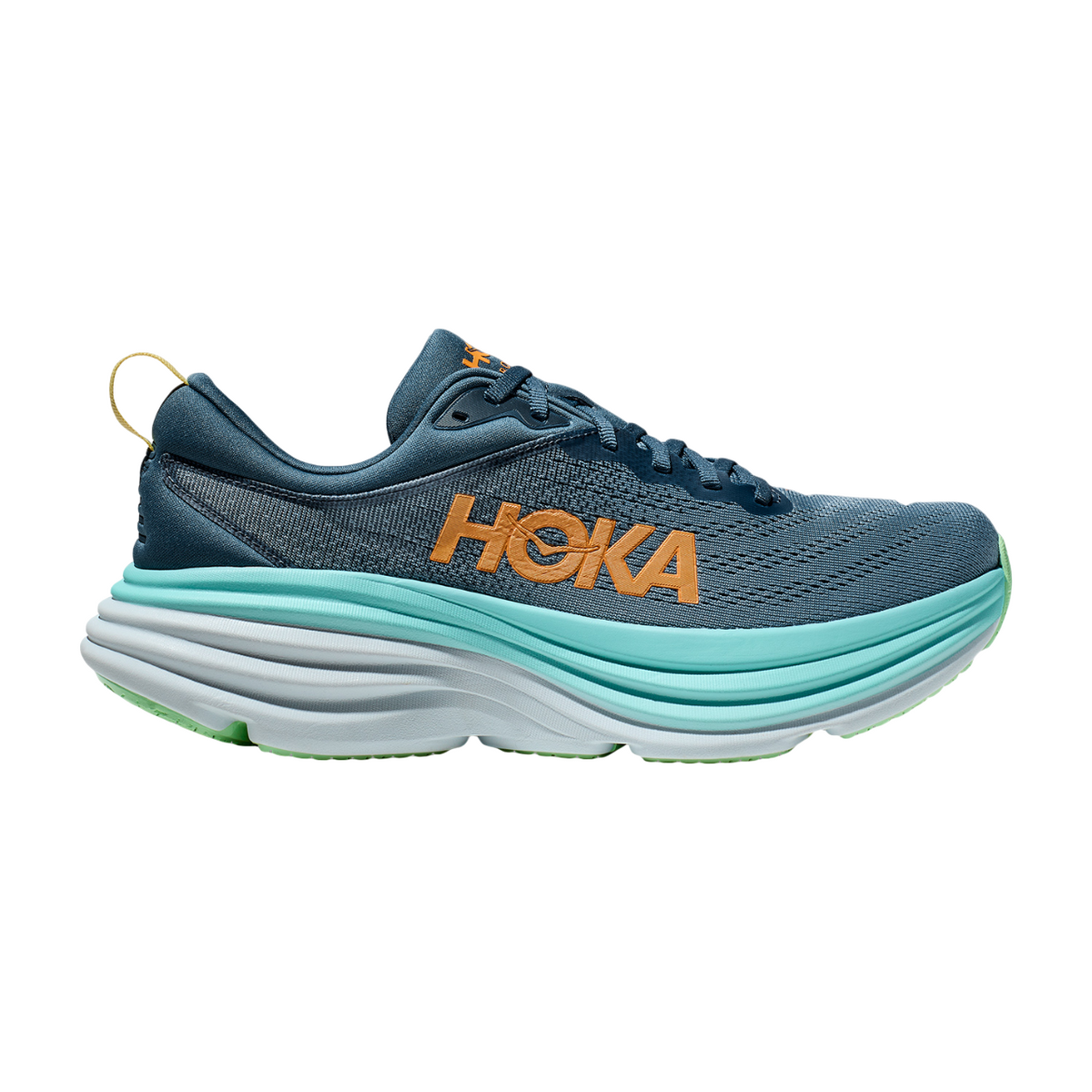 Hoka One One scarpa da corsa da uomo Bondi 8 1123202/RHD blu ombra-verde acqua