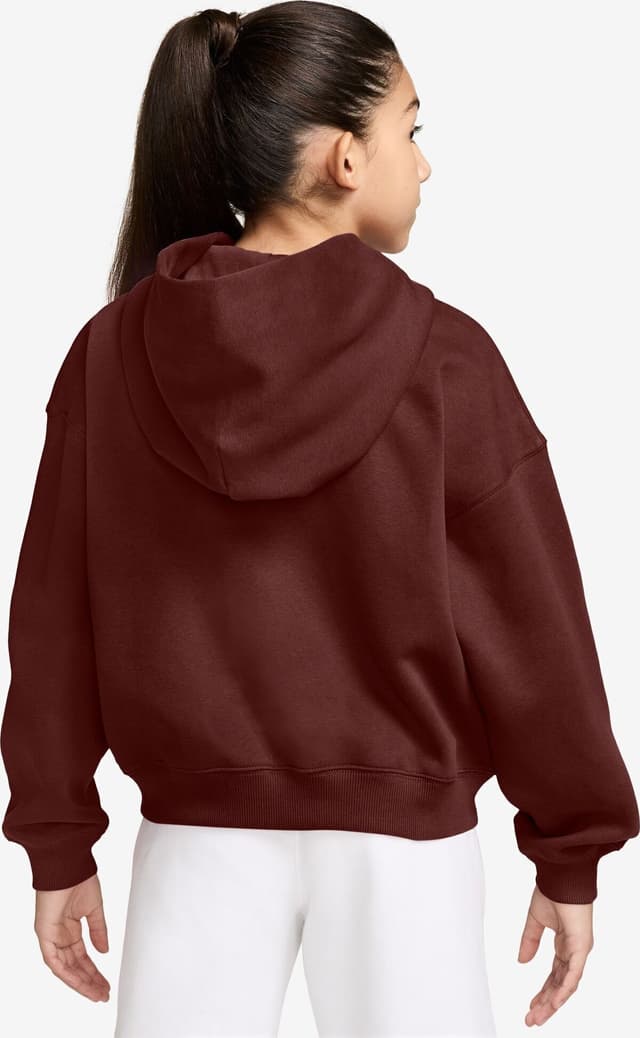 Nike Felpa da ragazza Sportswear Studio Big IM4904-658 bordeaux
