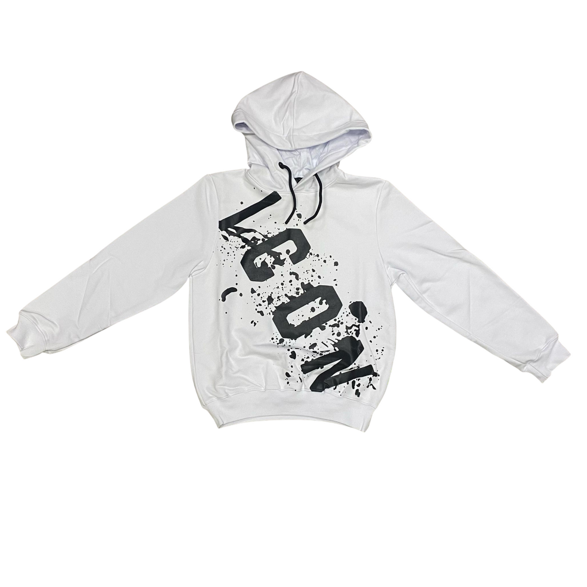 Icon felpa junior con cappuccio con stampa schizzo IBSW00522 bianco