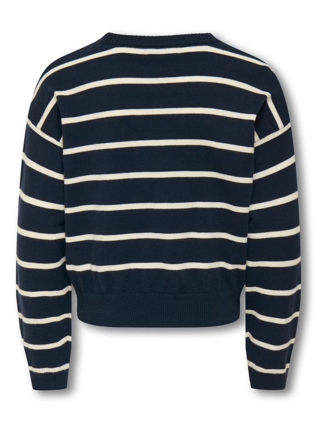 Only maglia girocollo a fasce da ragazza Kogamy 15356425 blu