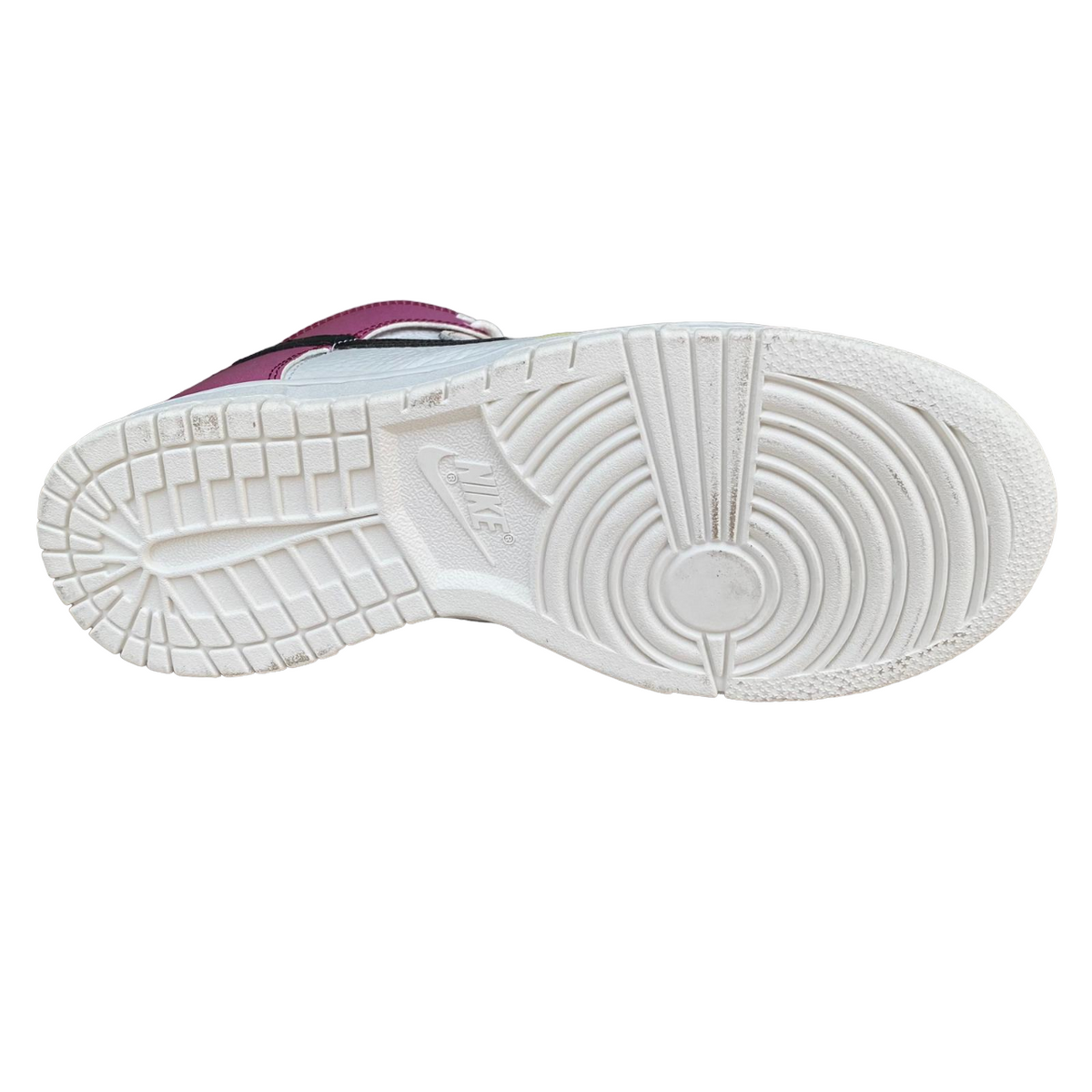Nike scarpa sneakers alta da donna Dunk Hi Retro FD0802-100 bianco-nero