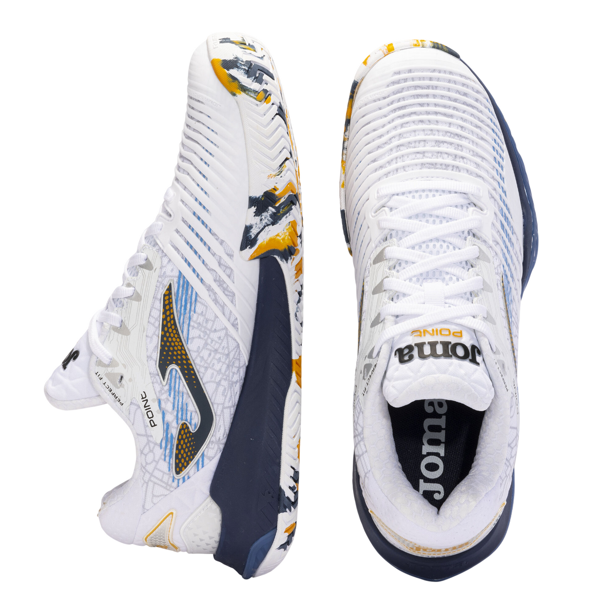 JomascarpadatennisdauomoPointMenArgilla2402bianco-blu_5
