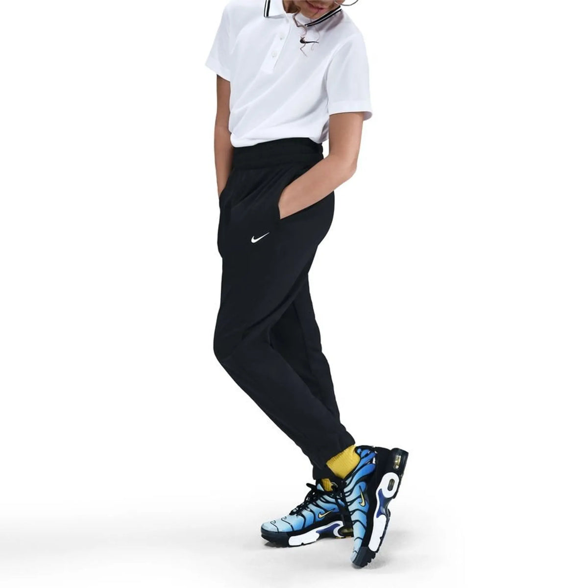 Nike Sportswear Dri-FIT HQ9317-010 Junior Nero Bianco - Tuta Sportiva